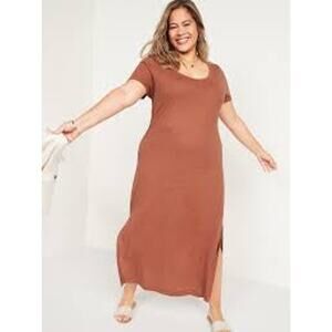 Old Navy NWT Ribbed Short Sleeve Maxi Dress